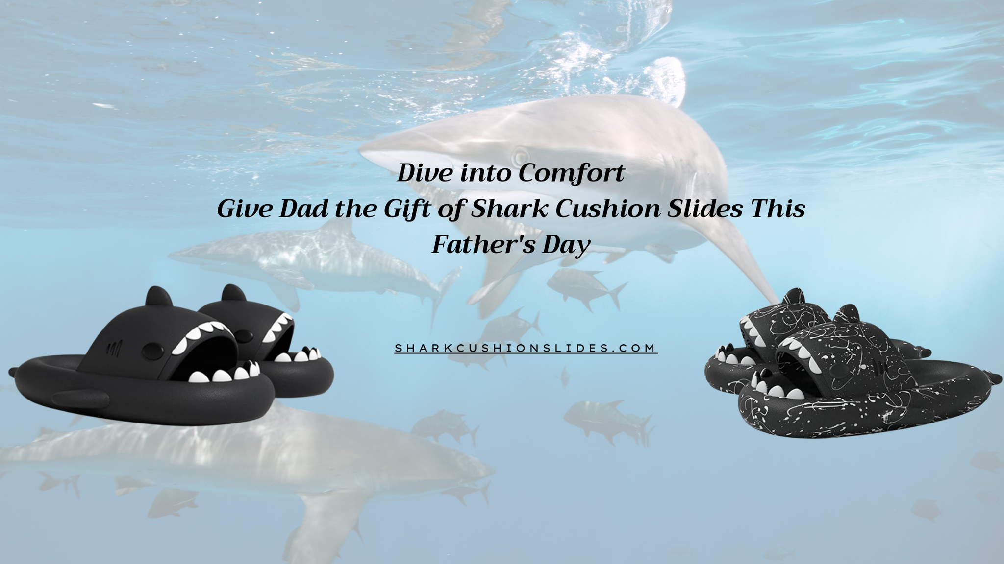 Dive into Comfort: Give Dad the Gift of Shark Cushion Slides This Father's Day