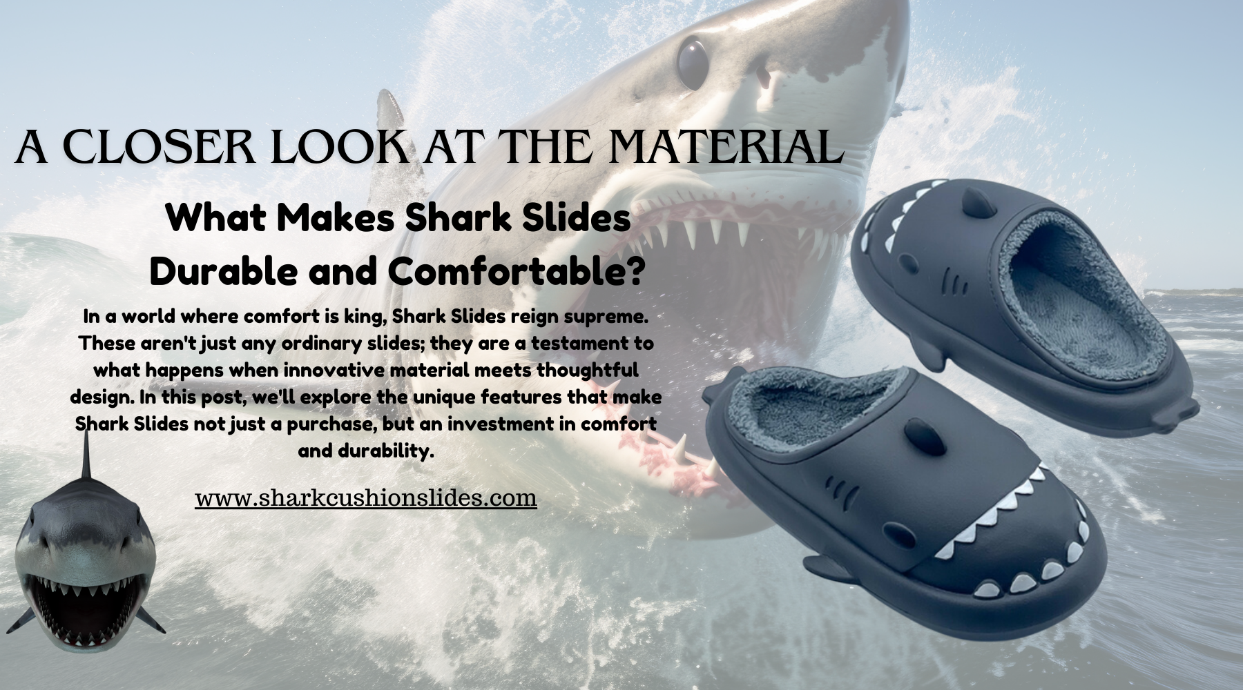 A Closer Look at the Material: What Makes Shark Slides Durable and Comfortable?