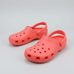 Comfortable Coral Clogs With Strap