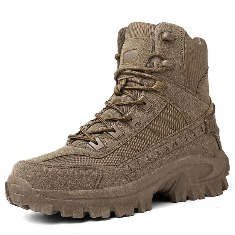 Waterproof Tactical Boots Zip Up High Top For Outdoor Wear