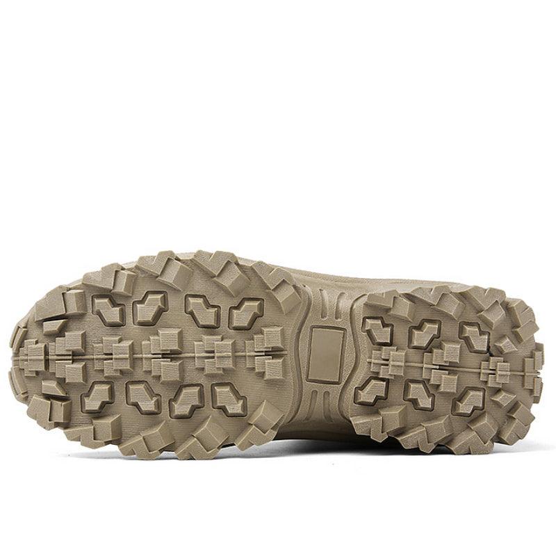 Waterproof Tactical Boots Zip Up High Top For Outdoor Wear