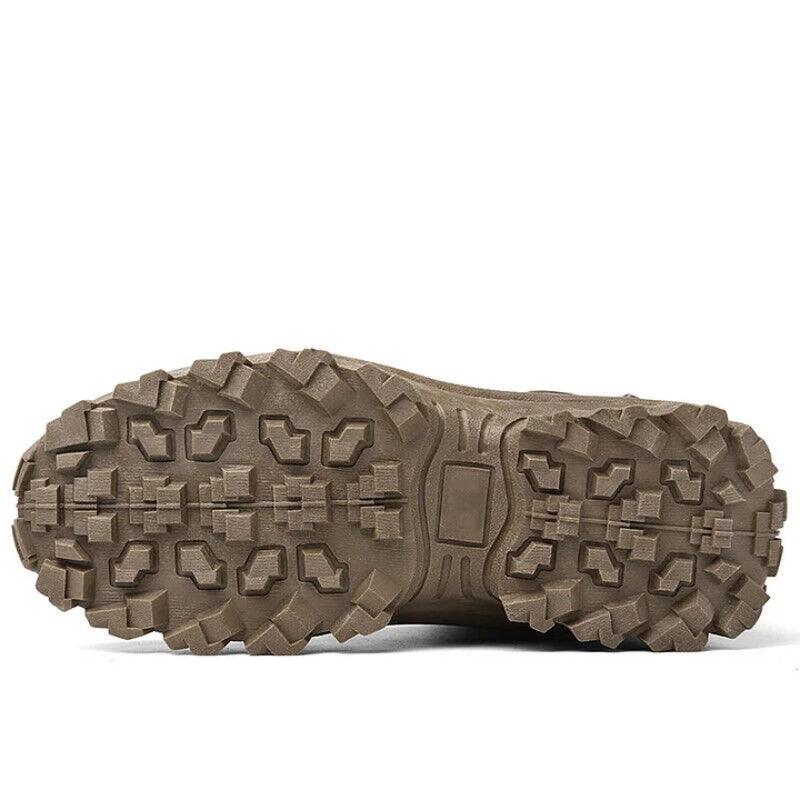 Waterproof Tactical Boots Zip Up High Top For Outdoor Wear