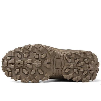 Waterproof Tactical Boots Zip Up High Top For Outdoor Wear