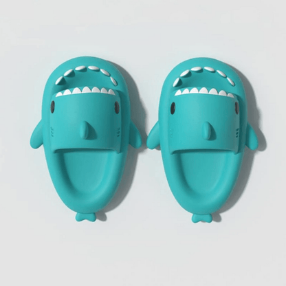 Shark Cloud Slides With Soft Eva Sole And Non Slip Design
