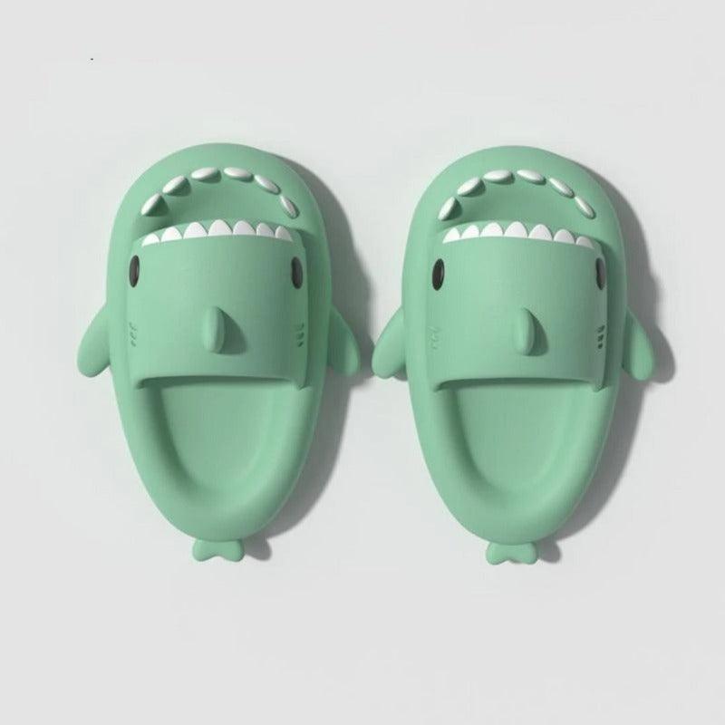 Shark Cloud Slides With Soft Eva Sole And Non Slip Design