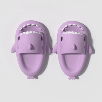 Shark Cloud Slides With Soft Eva Sole And Non Slip Design