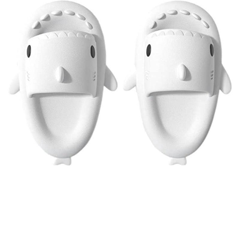 Soft Shark Slides With Eva Sole For Indoor Outdoor Use