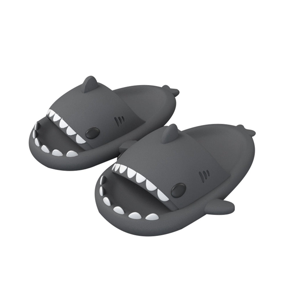 Unisex Cute Shark Slippers Non-Slip Shark's Mouth Open Slippers