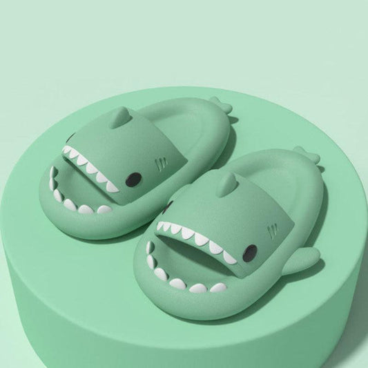 Shark Slides With The Soft Slippers For Daily Comfort