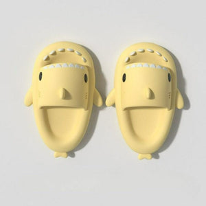 Chunky Flip Flops Shark Slides Non Slip And Lightweight