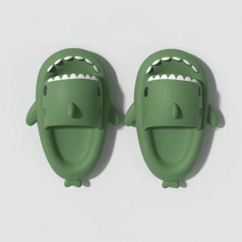 Shark Cloud Slides With Soft Eva Sole And Non Slip Design