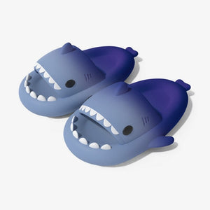 Shade Color Soft Sole Shark Slippers