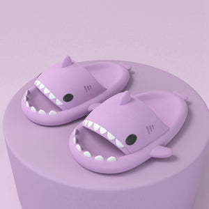 Unisex Cute Shark Slippers Non-Slip Shark's Mouth Open Slippers