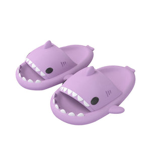 Unisex Cute Shark Slippers Non-Slip Shark's Mouth Open Slippers