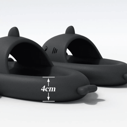 Shark Cloud Slides With Soft Eva Sole And Non Slip Design