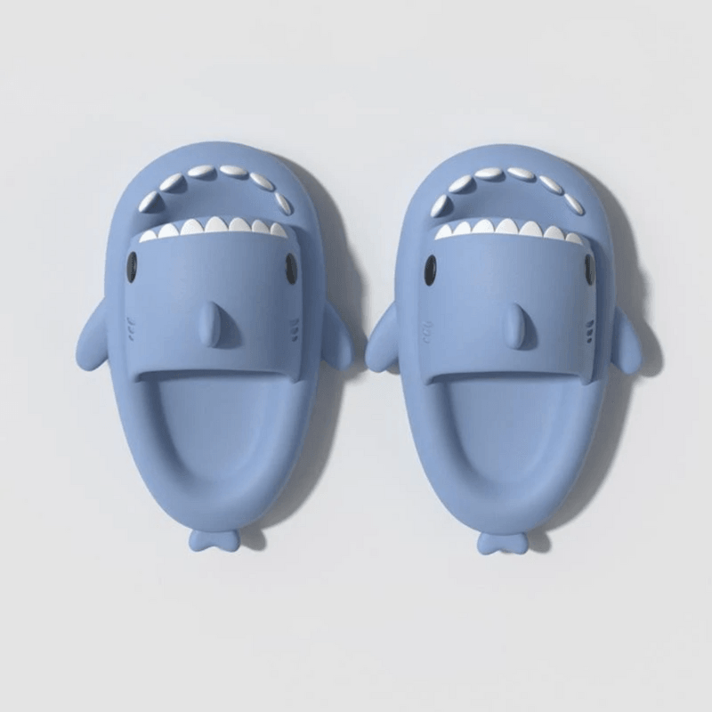 Shark Cloud Slides With Soft Eva Sole And Non Slip Design