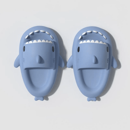 Shark Cloud Slides With Soft Eva Sole And Non Slip Design