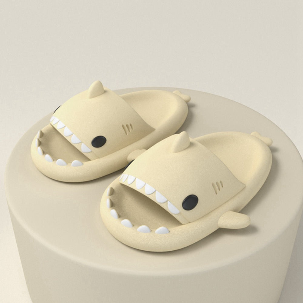 Unisex Cute Shark Slippers Non-Slip Shark's Mouth Open Slippers