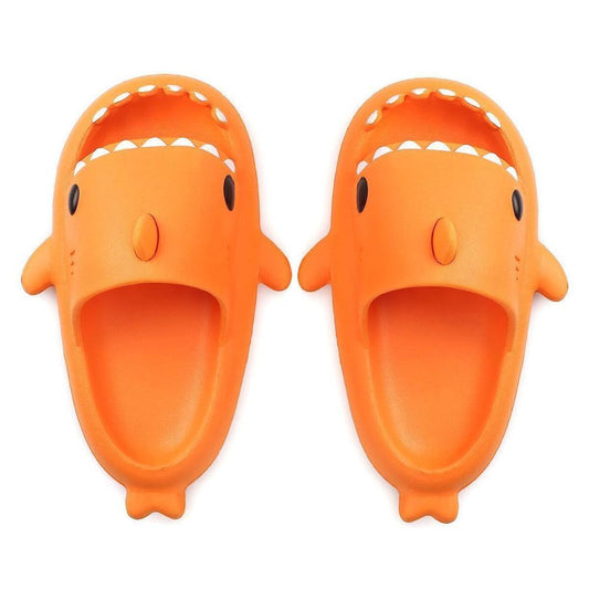 Novelty Non Slip Shark Slides With Kids Open Toe Cute Summer Footwear