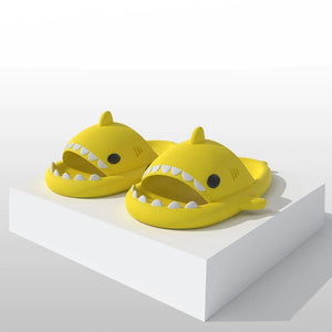 Thick Soled Funny Shark Slippers